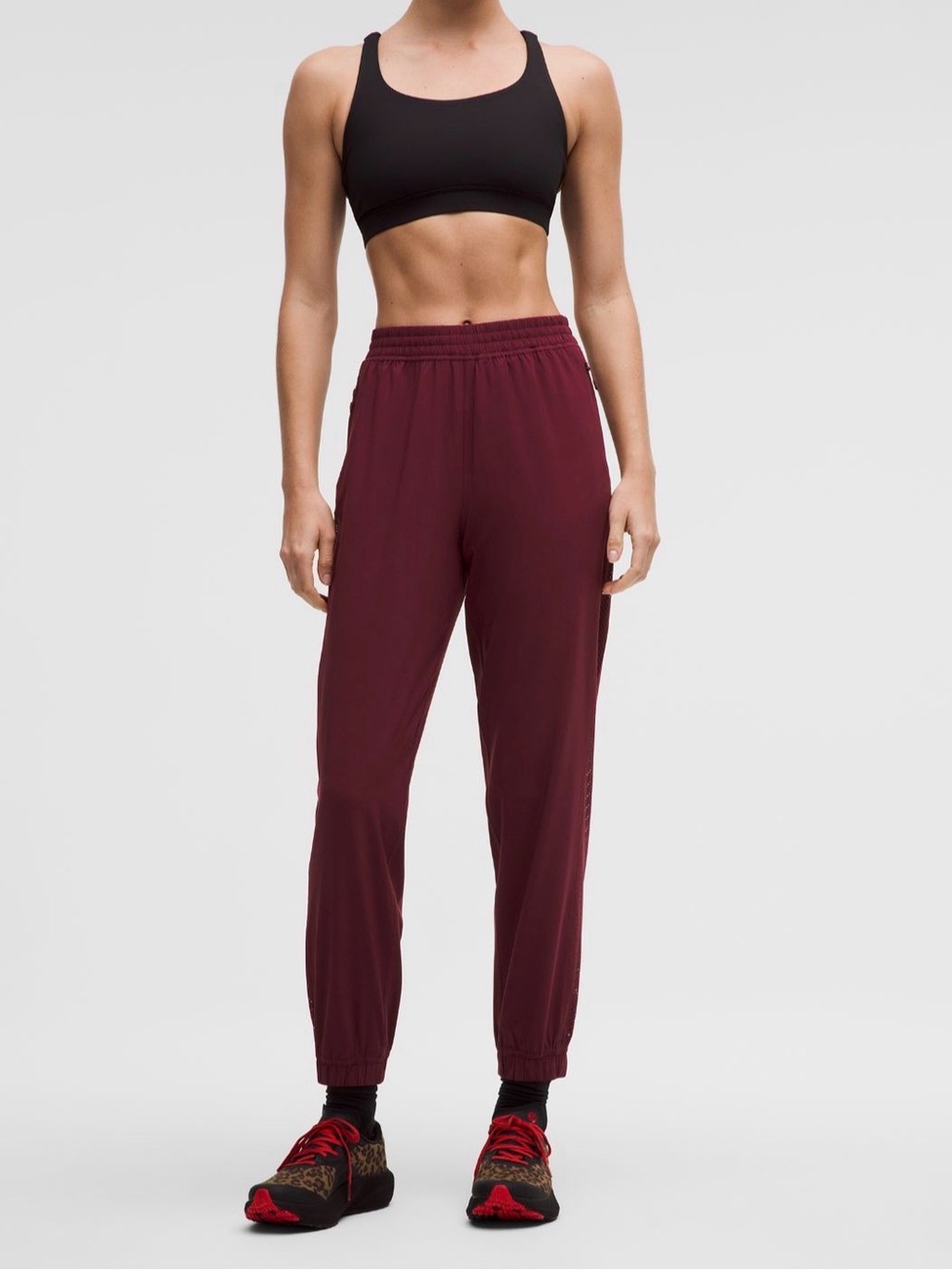 Lululemon Adapted State Mid-Rise Jogger
Perforated Stripe NWT 0